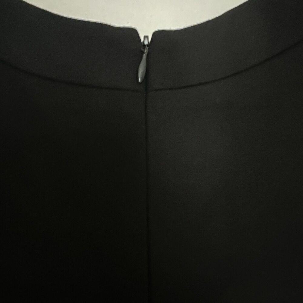 Eileen Fisher Dress M Black Stretch Ponte Minimalist Sleeveless NWT - Picture 4 of 12
